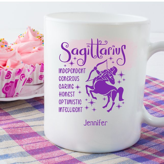 Sagittarius Zodiac Personalized Traits Horoscope   Coffee Mug (Creator Uploaded)