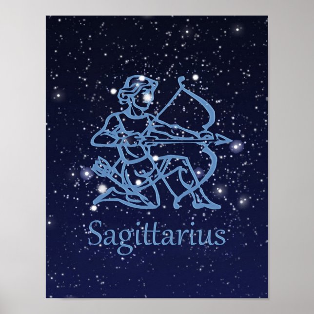 Sagittarius Zodiac Sign and Constellation (Front)