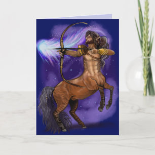 Sagittarius Zodiac Sign Card