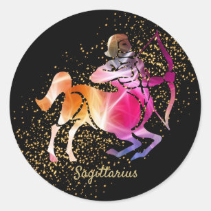 Sagittarius - Zodiac Sign Classic Round Sticker