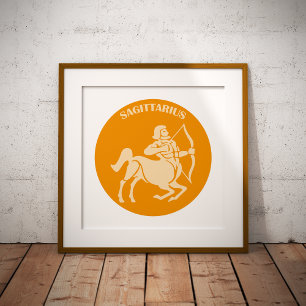 Sagittarius, Zodiac Sign, Horoscope, Astrology Photo Print
