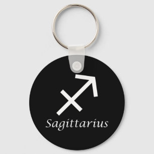 'Sagittarius' Zodiac Sign Keychain