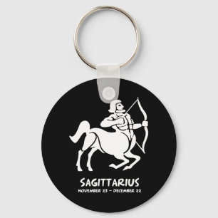 Sagittarius Zodiac Sign Keychain