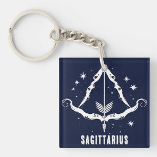 Sagittarius Zodiac Sign Keychain