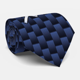 Sagittarius Zodiac Sign on Navy Carbon Fibre Print Tie