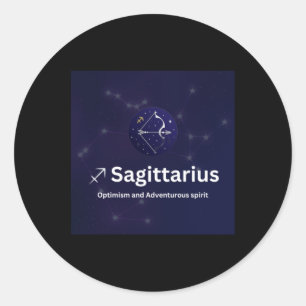 Sagittarius Zodiac Sign Sticker