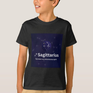 Sagittarius Zodiac Sign Sticker T-Shirt