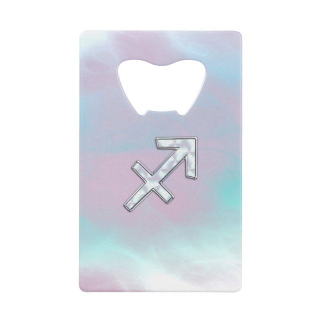 Sagittarius Zodiac signe sur Mère de style perle (Devant)