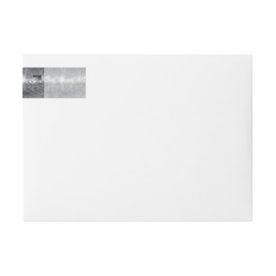 Sagittarius Zodiac Silver Distressed Steel look Wrap Around Label