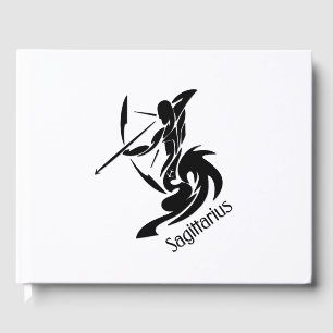 Sagittarius Zodiac Symbol and Sign Guest Book
