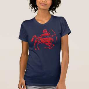 Sagittarius Zodiac Symbol Grunge Nov22 December 21 T-Shirt