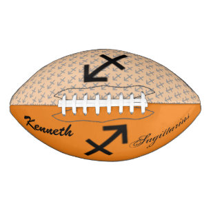 Sagittarius Zodiac Symbol Standard by K Yoncich Football