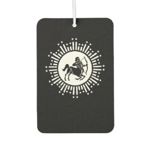 Sagittarius Zodiac Symbol with Starburst Air Freshener