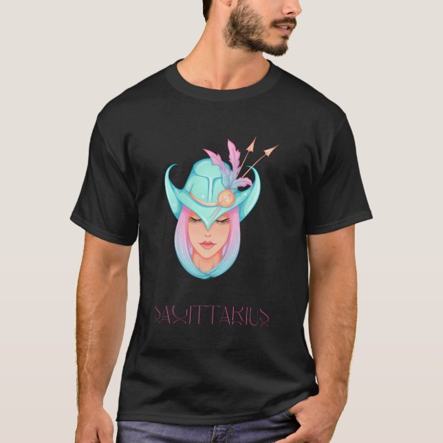 Sagittarius Zodiac T-Shirt (Front)