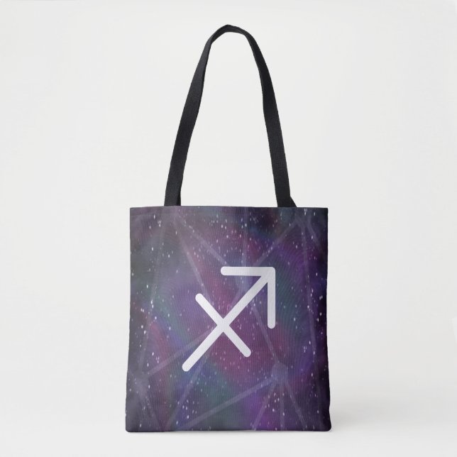 Sagittarius Zodiac Tote Bag (Front)