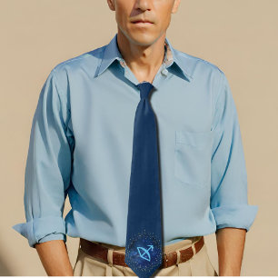 Sagittarius zodiac with stars tie