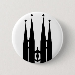 Sagrada Familia 2 Inch Round Button