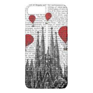 Sagrada Familia and Red Hot Air Balloons iPhone 8 Plus/7 Plus Case