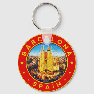 Sagrada Familia Barcelona  Keychain