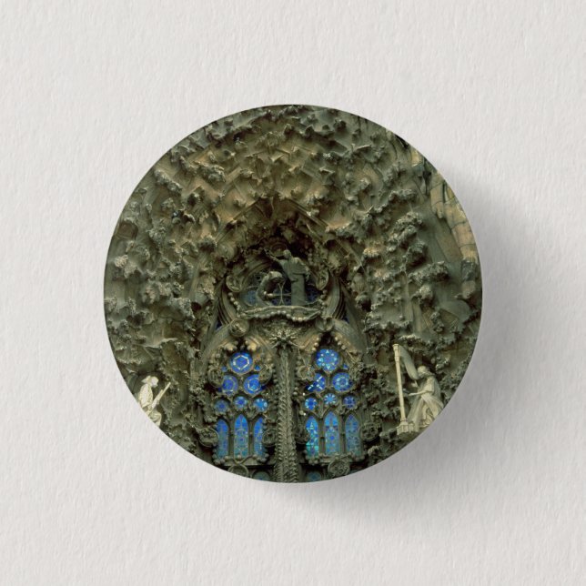 Sagrada Familia, Barcelona, Spain 1 Inch Round Button (Front)