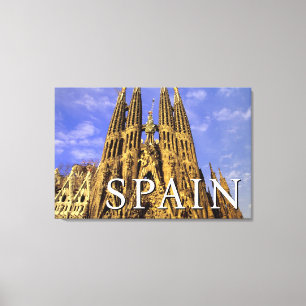 Sagrada Familia Barcelona, Spain Canvas Print