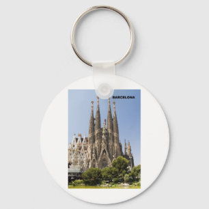 Sagrada Familia Barcelona Spain Keychain