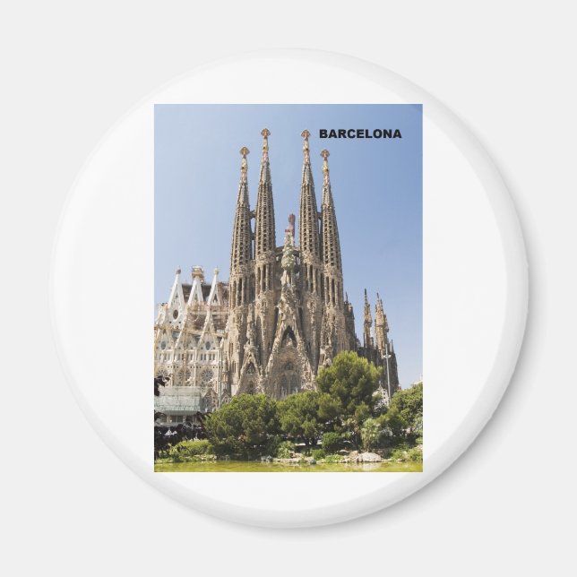 Sagrada Familia Barcelona Spain Magnet (Front)