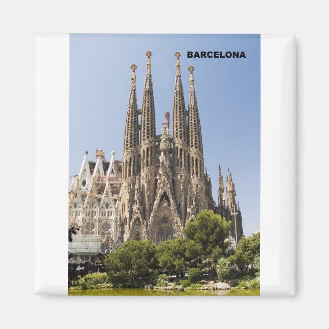 Sagrada Familia Barcelona Spain Magnet (Front)
