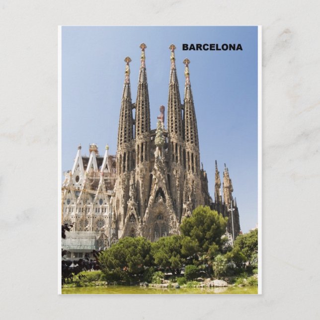 Sagrada Familia Barcelona Spain Postcard (Front)