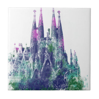 Sagrada Familia Barcelona Tile