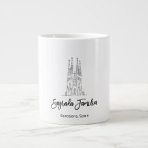 Sagrada Familia Barcelone Espagne Café et thé Mug