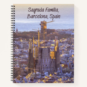 Sagrada Familia Catholic Church, Barcelona, Spain Notebook