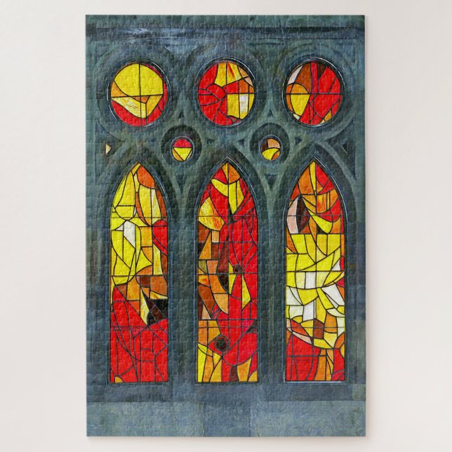 Sagrada Familia. Interior. View 10. Jigsaw Puzzle (Vertical)