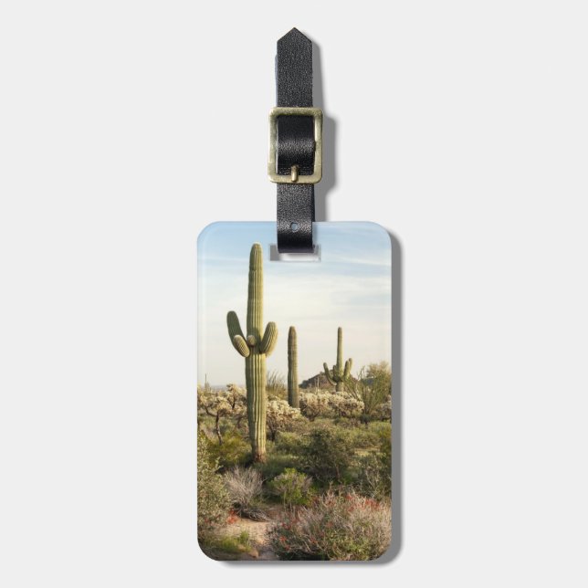 Saguaro Cactus, Arizona,USA Luggage Tag (Front Vertical)