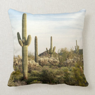 Saguaro Cactus, Arizona,USA Throw Pillow