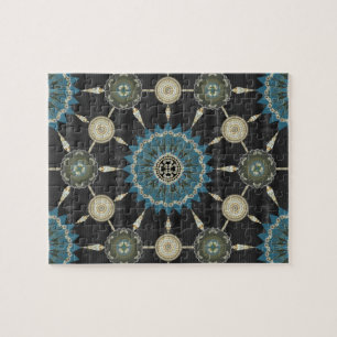 Saguaro Cactus Mandala Array Puzzle