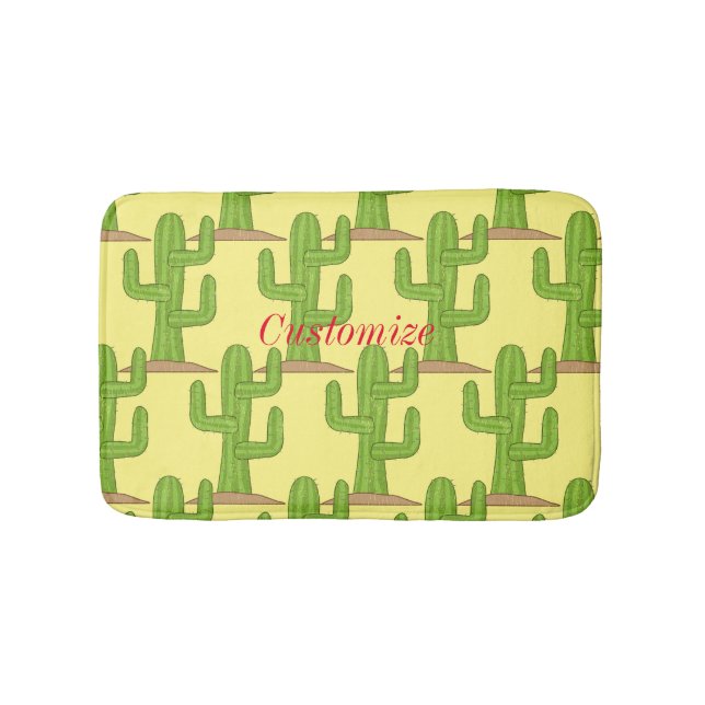 Saguaro Cactus Thunder_Cove Bath Mat (Front)