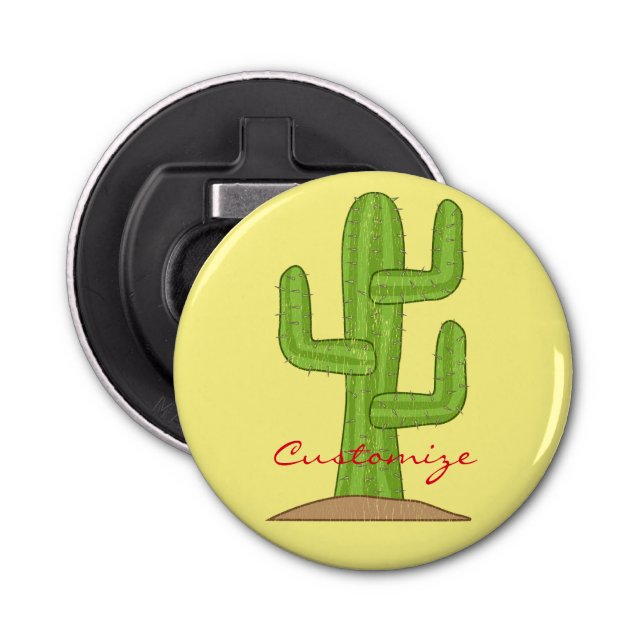 Saguaro Cactus Thunder_Cove Bottle Opener (Front)