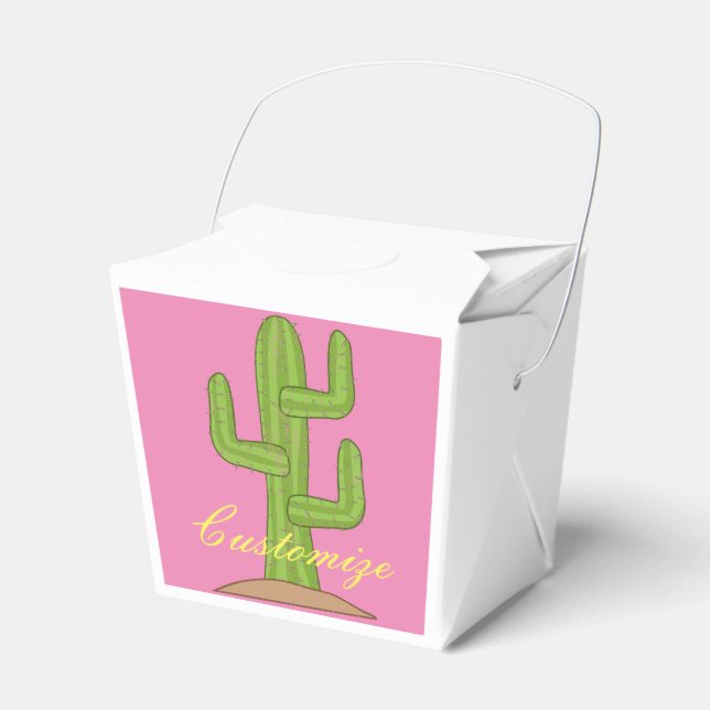 Saguaro Cactus Thunder_Cove Favor Box (Front Side)