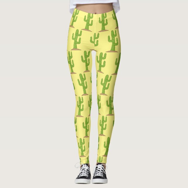 Saguaro Cactus Thunder_Cove Leggings (Front)