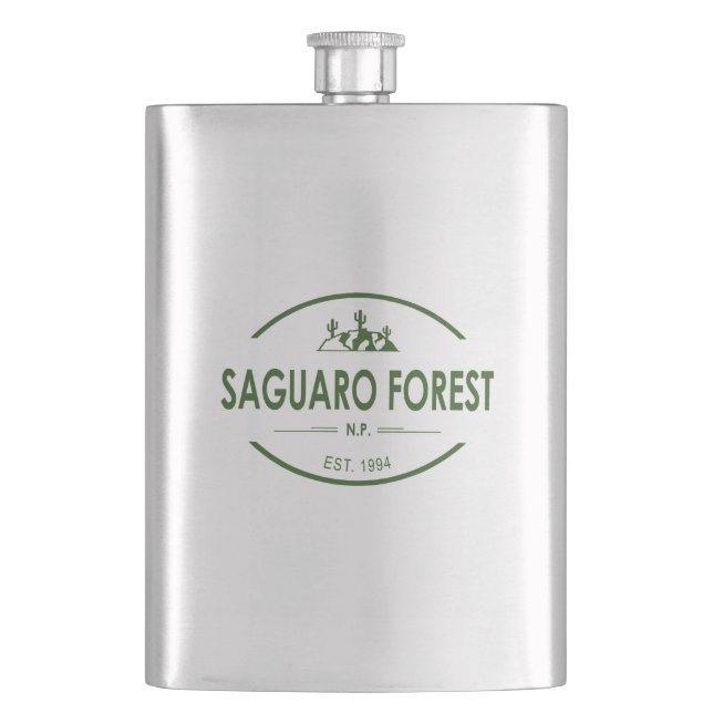 Saguaro Forest National Park Hip Flask (Front)