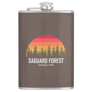 Saguaro Forest National Park Hip Flask