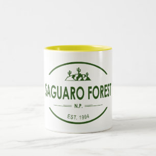 Saguaro Forest National Park Two-Tone Coffee Mug