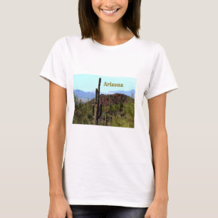 Saguaro mountain landscape Tucson Arizona T-Shirt