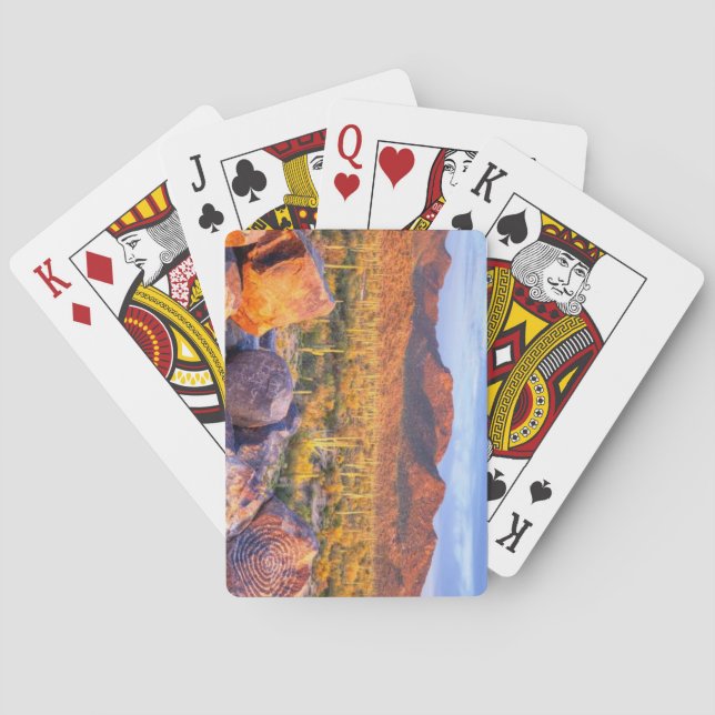 Saguaro National Park, Arizona Playing Cards (Back)