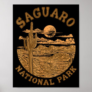 Saguaro National Park Arizona Travelling Nature Poster
