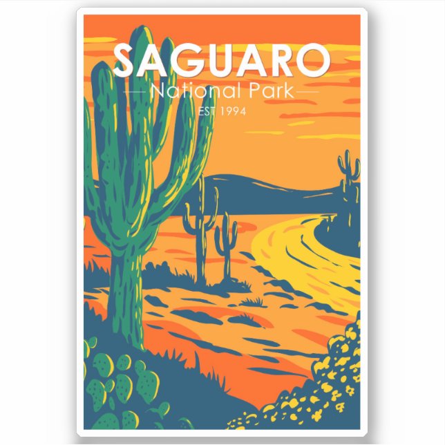 Saguaro National Park Arizona Vintage (Front)