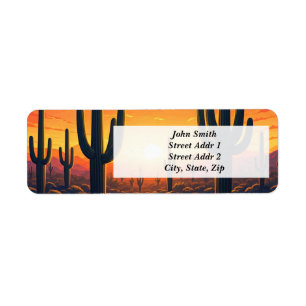 Saguaro National Park Cactus Sunset