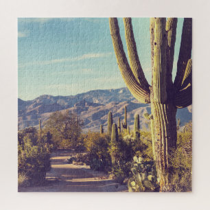 Saguaro National Park, scenic representation. Jigsaw Puzzle