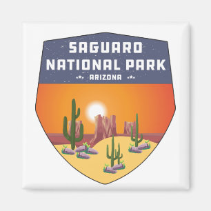 Saguaro National Park Souvenir Cactus Arizona Magnet